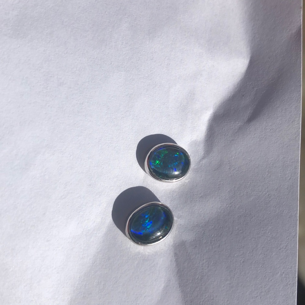 Australian opal earrings